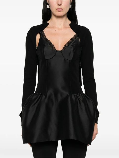 Simone Rocha pearl embellished cardigan - Black