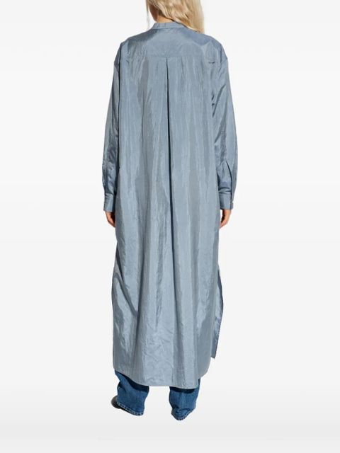 Jil Sander side-slit shirt dress - Blue