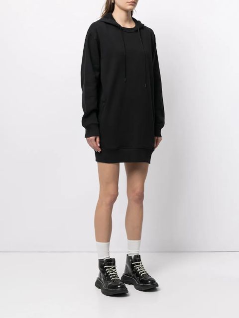 3.1 Phillip Lim drawstring-hood sweatshirt dress - Black