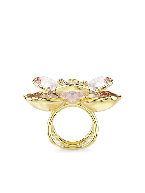 Swarovski Idyllia flower-motif ring - Gold - zdjęcie produktu nr 2