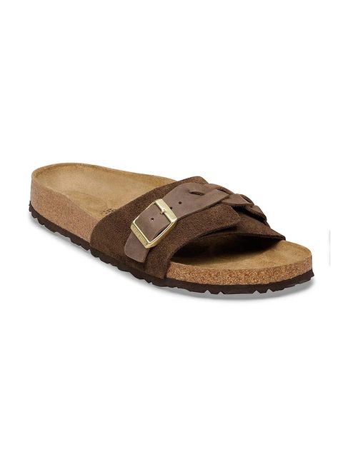 Birkenstock klapki zamszowe Oita - zdjęcie produktu nr 1