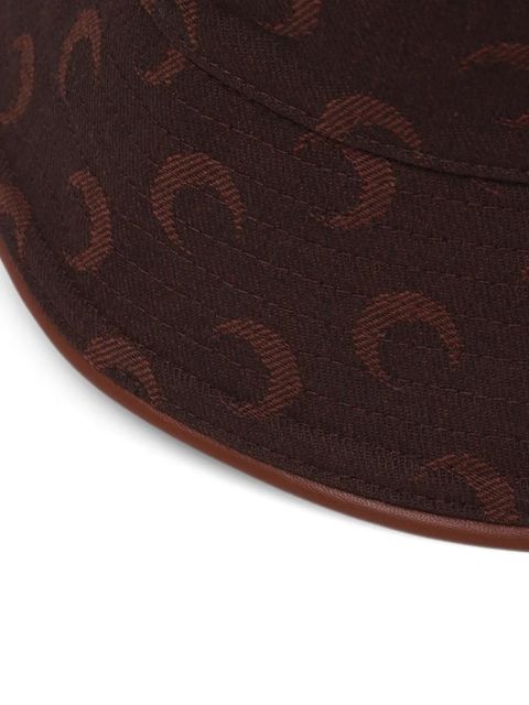 Marine Serre Moon bucket hat - Brown