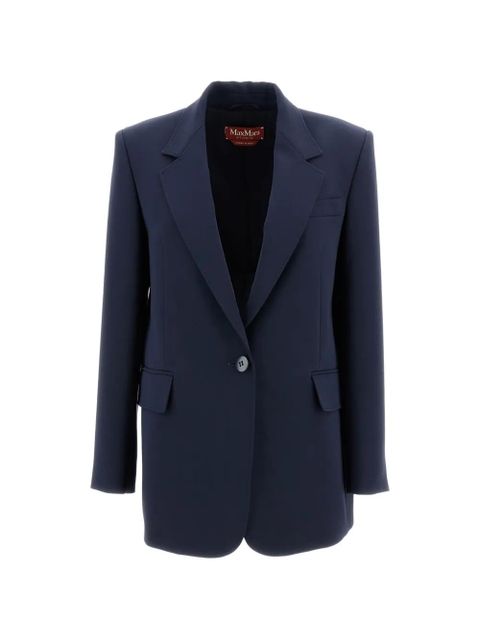 Max Mara flap-pockets blazer - Blue - zdjęcie produktu nr 1