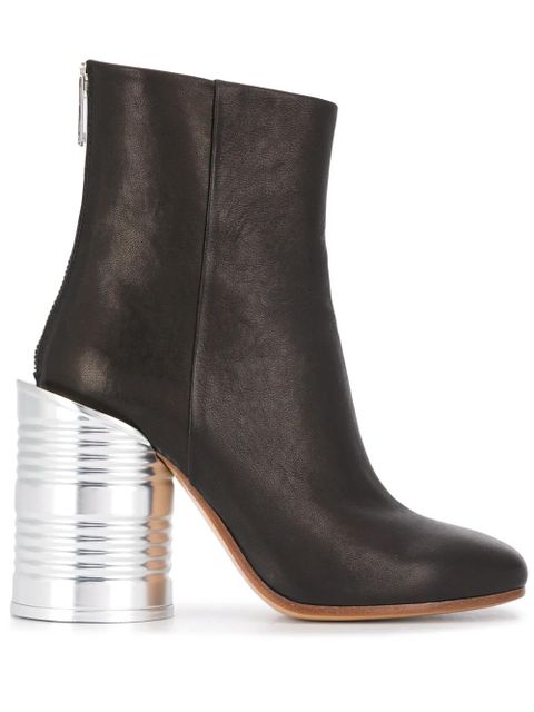 MM6 Maison Margiela tin can heel ankle boot - Black - zdjęcie produktu nr 1