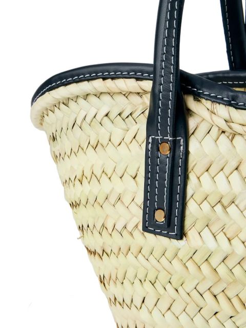 Jacquemus Le Petit Panier Soli interwoven tote bag - Neutrals