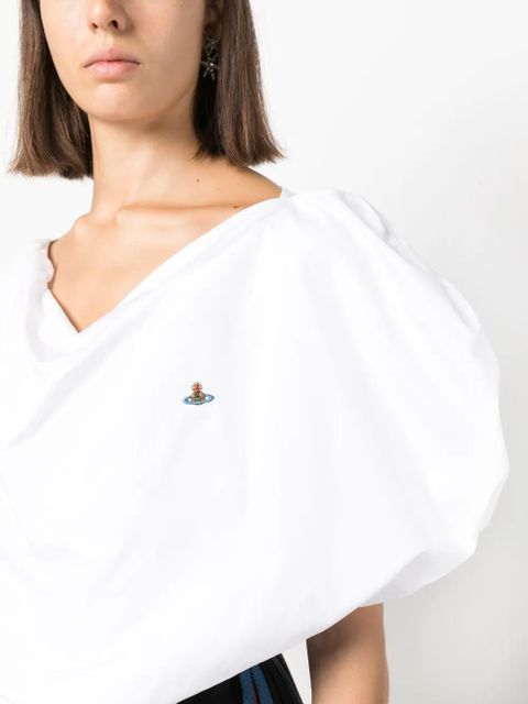 Vivienne Westwood Heart asymmetric top - White