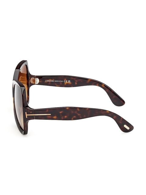 Tom Ford okulary przeciwsłoneczne damskie kolor brązowy FT1222_6052F