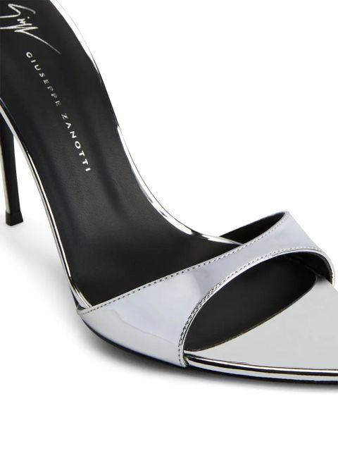 Giuseppe Zanotti 90mm Intriigo Strap sandals - Silver