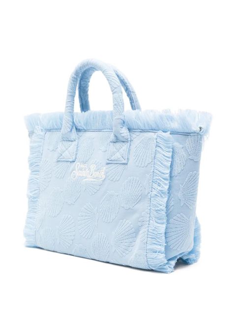 MC2 Saint Barth fringed-trim tote bag - Blue