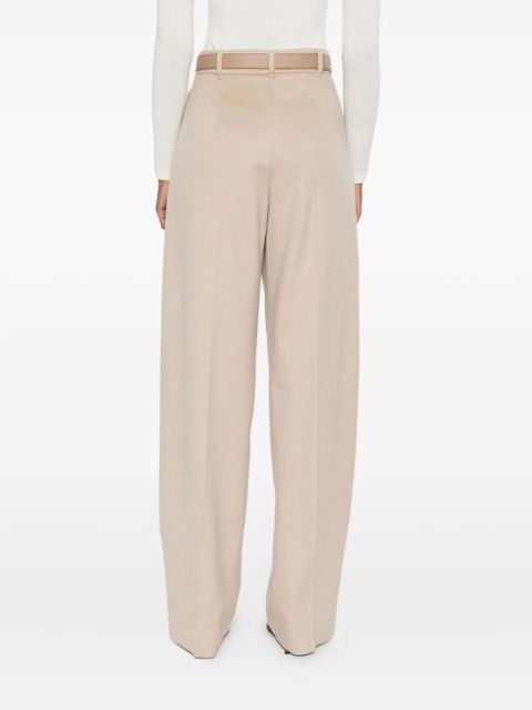 Max Mara pleated belted trousers - Neutrals