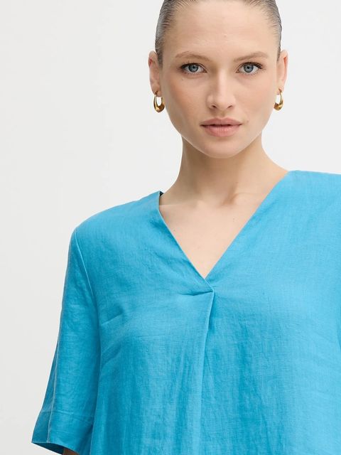 United Colors of Benetton sukienka lniana