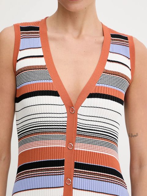 Liu Jo sukienka kolor multicolor maxi dopasowana WA5211.MS55N