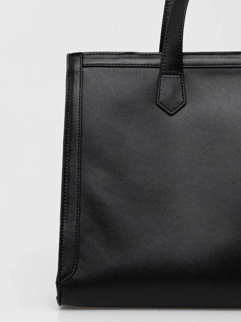 Fracomina torebka skórzana kolor czarny FB25SBA001L41901