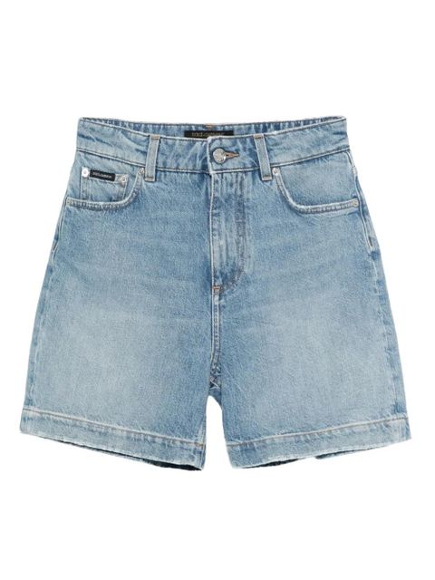 Dolce & Gabbana logo-plaque shorts - Blue - zdjęcie produktu nr 1