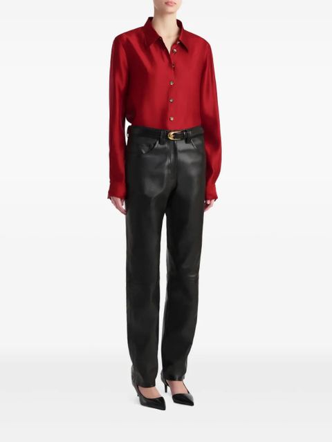 KHAITE buttoned shirt - Red