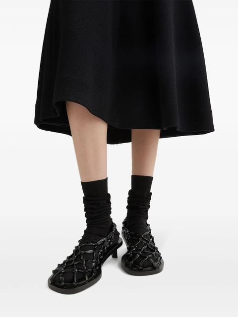 Jil Sander woven pumps - Black