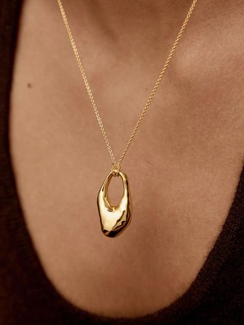 Monica Vinader large Antica necklace - Gold - zdjęcie produktu nr 2