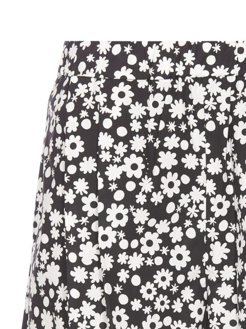 Marni floral-print shorts - Black