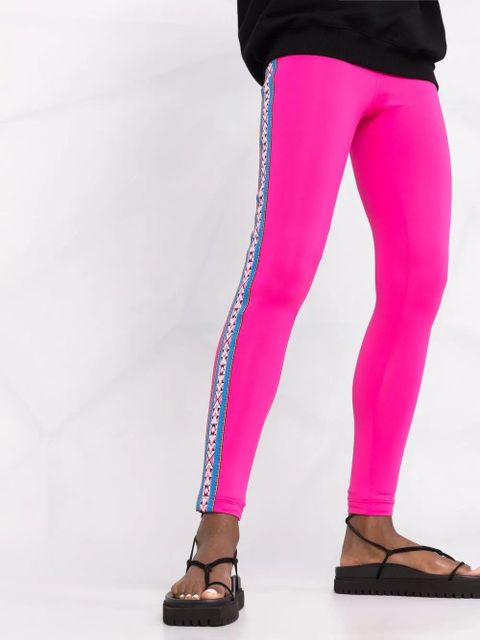ETRO logo-print leggings - Pink