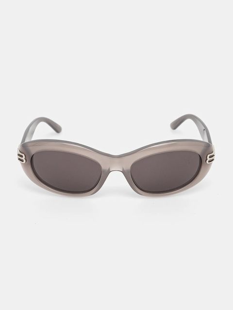 Balenciaga okulary przeciwsłoneczne damskie kolor szary BB0431S