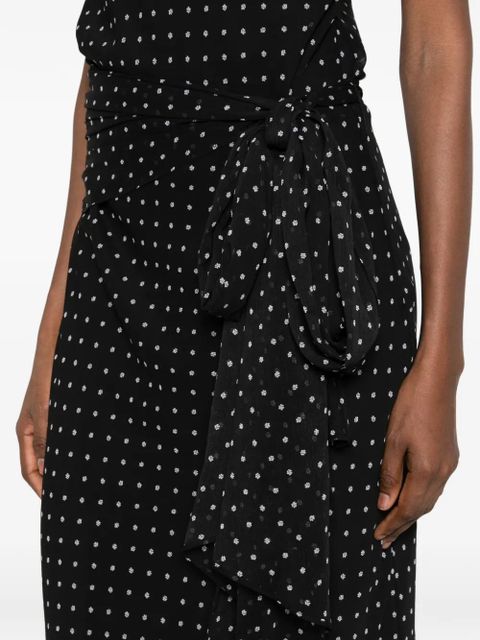 ROTATE BIRGER CHRISTENSEN polka-dot maxi dress - Black - zdjęcie produktu nr 2