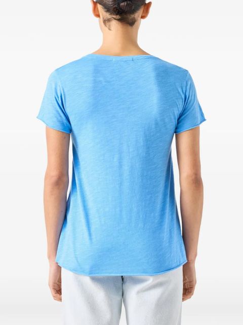 American Vintage Jacksonville V-neck T-shirt - Blue