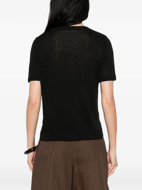 Weekend Max Mara Pancone crew neck top - Black