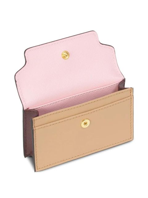 Marni saffiano leather wallet - Pink