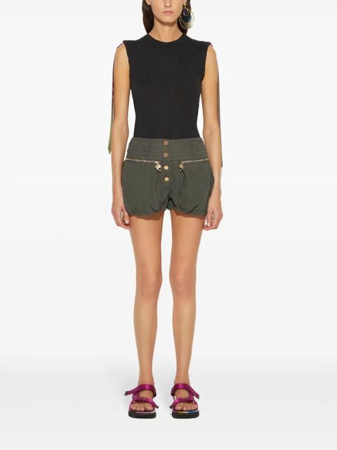 PUCCI zip-detail cargo shorts - Green - zdjęcie produktu nr 2