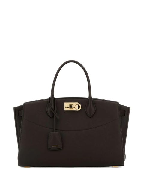 Ferragamo Ferragamo Studio leather tote bag - Brown - zdjęcie produktu nr 1
