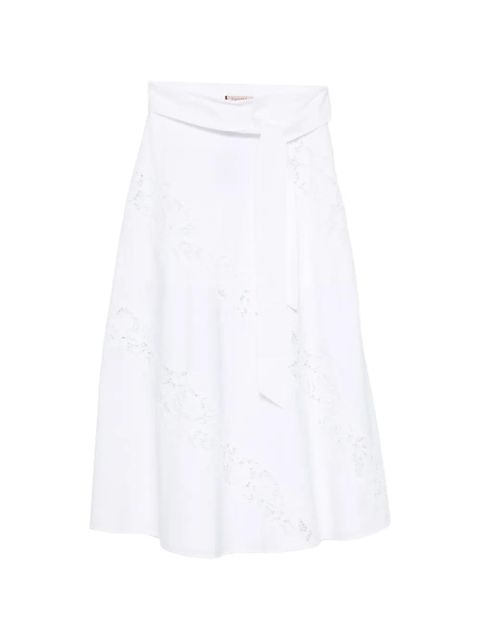TWINSET logo-plaque midi dress - White - zdjęcie produktu nr 1