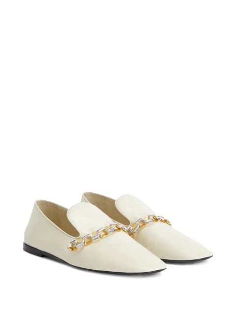 Jil Sander leather loafers - White - zdjęcie produktu nr 2