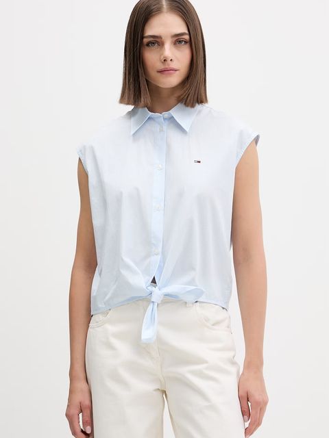 Tommy Jeans koszula damska bawełniana - zdjęcie produktu nr 1