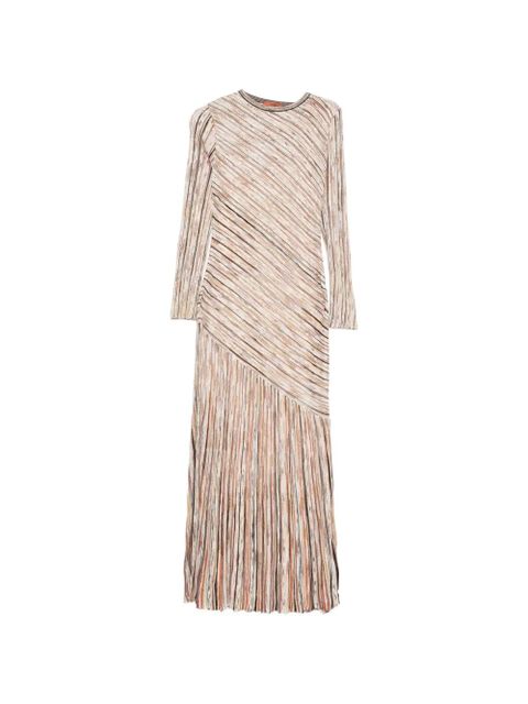 Missoni long-sleeve striped maxi dress - Neutrals - zdjęcie produktu nr 1