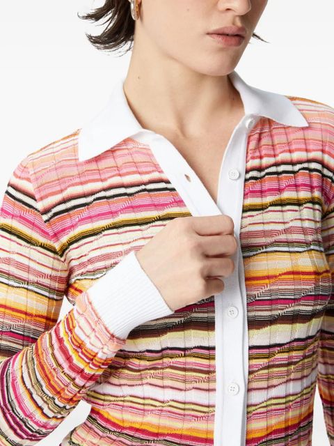Missoni striped knitted shirt - Pink