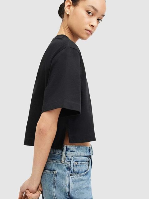 AllSaints t-shirt bawełniany LOTTIE TEE kolor czarny W132JA