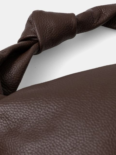 Answear.LAB torebka skórzana kolor brązowy