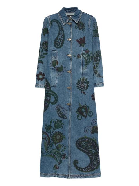 ETRO floral paisley coat - Blue - zdjęcie produktu nr 1