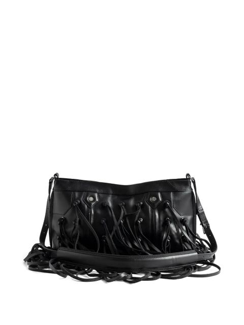 Zadig&Voltaire leather-fringe clutch bag - Black - zdjęcie produktu nr 2