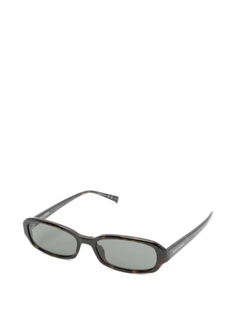 Saint Laurent Eyewear rectangle frame sunglasses - Brown - zdjęcie produktu nr 2
