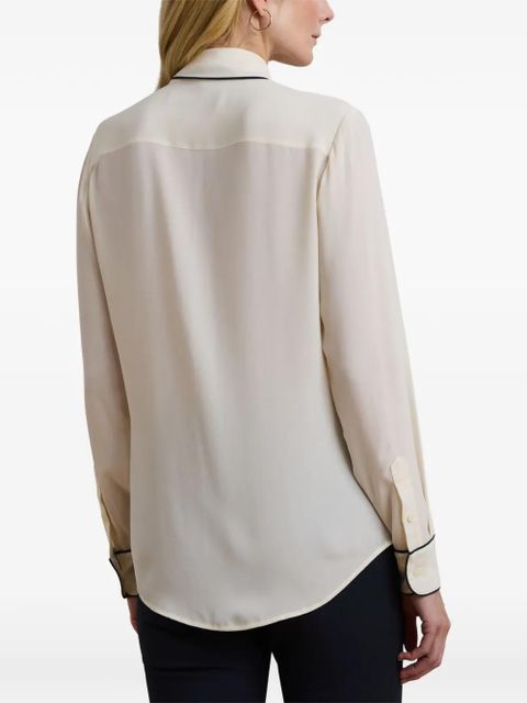 Lauren Ralph Lauren tie-neck blouse - Neutrals