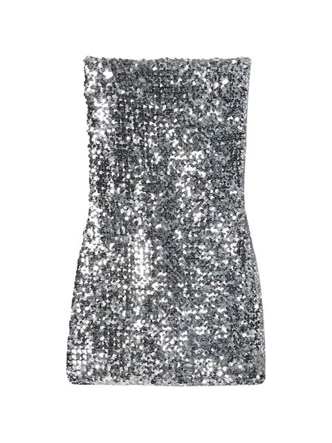 Gucci sequin mini dress - Silver - zdjęcie produktu nr 1