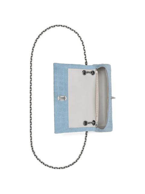 Marc Jacobs crocodile chain mini-bag - Blue