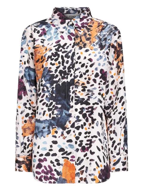 FENDI long-sleeves shirt - White - zdjęcie produktu nr 1