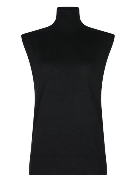 TOTEME sleeveless turtleneck top - Black - zdjęcie produktu nr 1