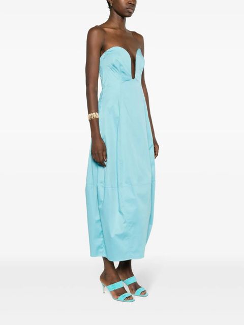Cult Gaia Chiara flared maxi dress - Blue