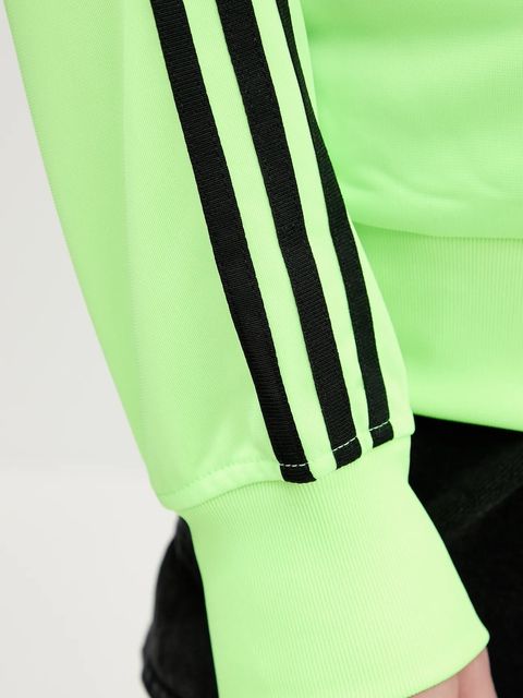 adidas Originals bluza Firebird damska kolor zielony z aplikacją JX7859