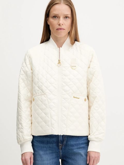 Barbour kurtka REYNA kolor beżowy przejściowa LQU1826 - zdjęcie produktu nr 1