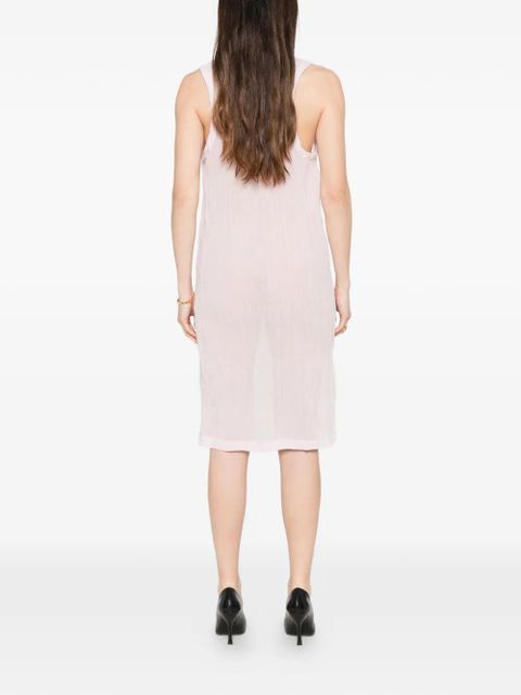 TOTEME V-neck midi dress - Pink