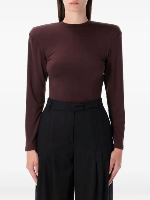 Magda Butrym long-sleeves bodysuit - Brown - zdjęcie produktu nr 1